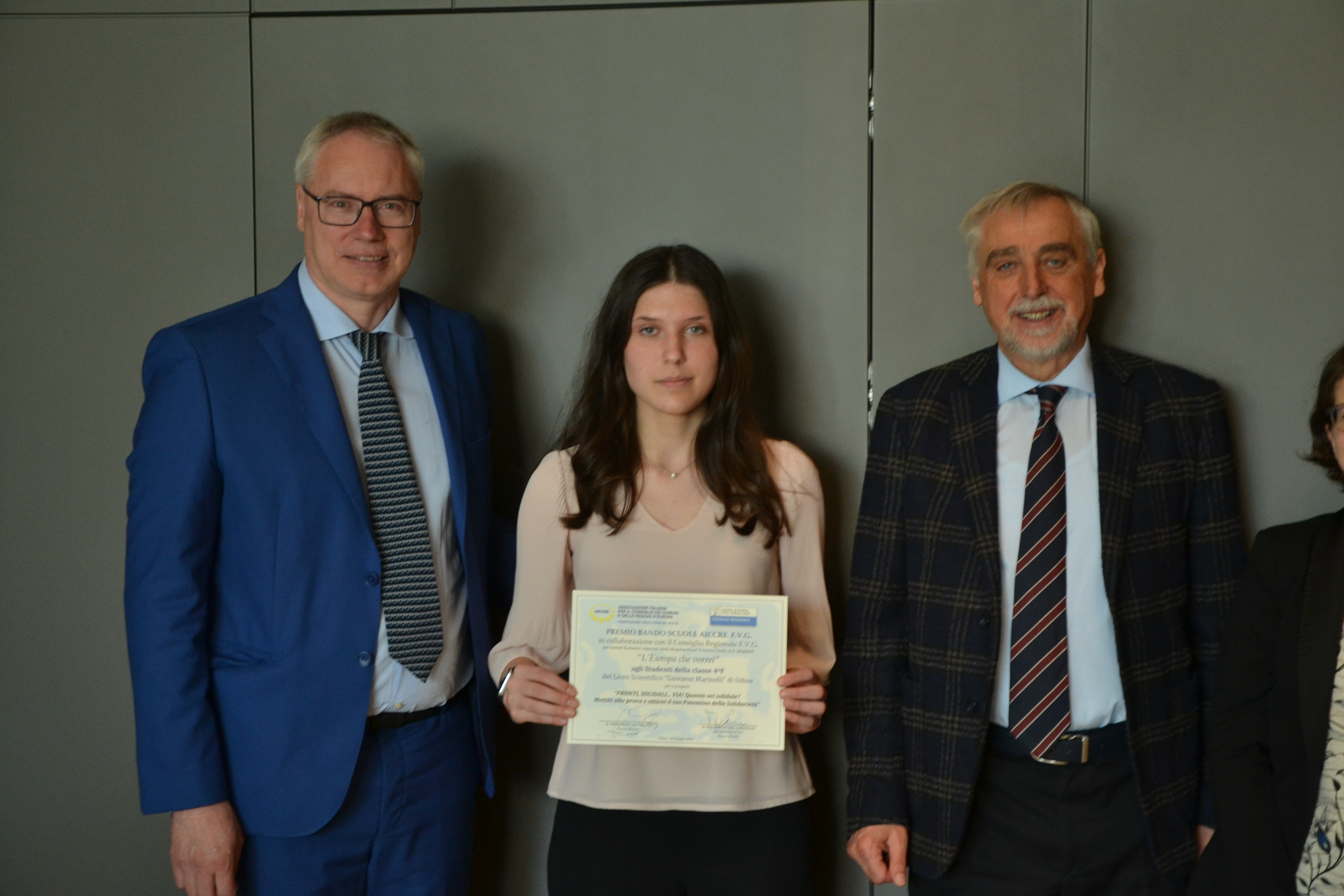 FVG-UE. BORDIN A PREMIAZIONI AICCRE: GIOVANI SIANO CITTADINI ATTIVI
